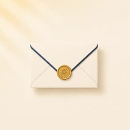 Email seal brand illustration
